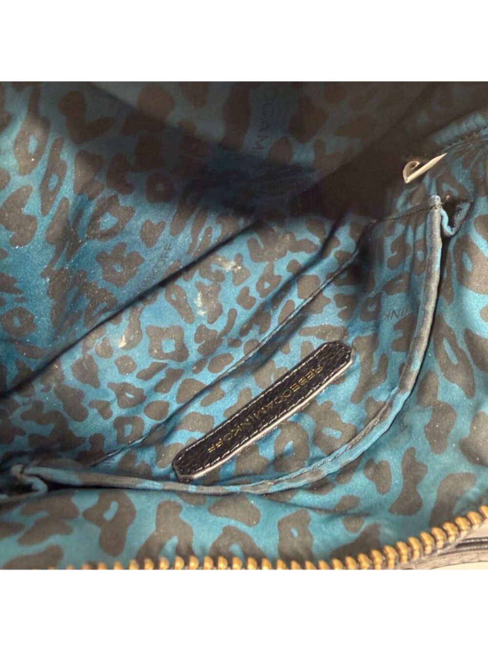 Rebecca Minkoff MAC Black Front Pony Fur Chain Strap Crossbody Bag + Dust Bag - Picture 8 of 12